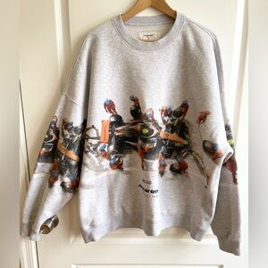 Abercrombie & Fitch Formula 1 Team McLaren PIT STOP Graphic Sweatshirt Size XL